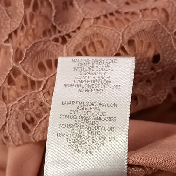 HeartSoul Lace Mini Dress Pink Size Medium - Picture 14 of 16